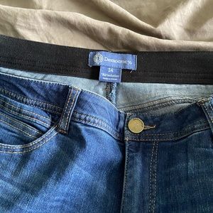 Democracy stretch capri jeans